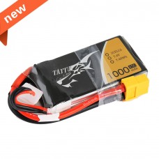 TATTU 1000mAh 7.4V 45C 2S1P Lipo Battery Pack